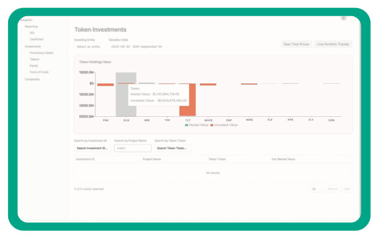 Recursive Studio VC Portfolio Management Tool